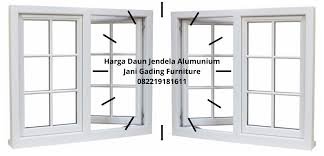 Dalam setiap pintu dan jendela biasanya terdapat kusen sebagai penghubung antara daun pintu/jendela ke tembok. Harga Jendela Aluminium Geser 2020 Pd Jani Gading Furniture
