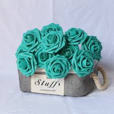 Another picture of turquoise flowers next day flowers, flowers online john lewis,same day flowers new york city, same day flowers miami, florist times square, flower delivery mississauga ontario canada, issaquah flower delivery, same day flower delivery utah, birthday. Teal Wedding Flowers Artificial Roses Turquoise Flowers Roses Vanrina