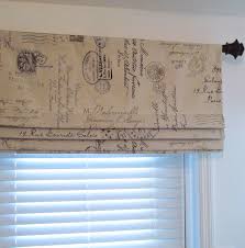 Please read the full item description below before purchasing! Modern Farmhouse Faux Roman Shade Lined Mock Roman Valance Etsy