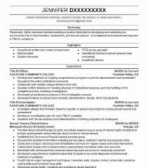 Title Officer Resume Example Company Name Casper Wyoming