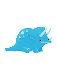 Dinosaur Nursery Art Quirky Blue Triceratops On White 8 5 X 11 Art Print For Kids Baby Nursery Mor Dinosaur Nursery Art Dinosaur Illustration Dinosaur Art