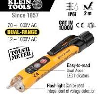 Klein Tools 2-Piece Voltage Tester and Wire Stripper Tool Set M2O41257KIT