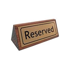 Wooden Table Signs Wooden Tables Table Signs Wooden Reserved Signs
