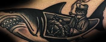 Shark tattoo design is the best tattoo to get if you love the ocean and the marine animals. 70 Traditional Shark Tattoo Designs For Men Old School Ideas