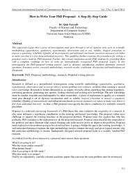 Example of acknowledgement in research paper pdf. Pdf How To Write Your Phd Proposal A Step By Step Guide Dr Qais Faryadi Academia Edu