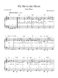 15 august 2018 at 22 h 36 min. Fly Me To The Moon Easy Piano