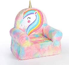 Amazon Com Heritage Kids Figural Foam Chair Unicorn Ages 3 Toys Games Kids Room Furniture Makeup Toys Kids Chairs