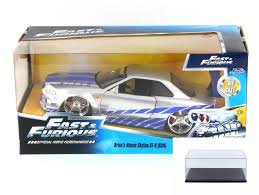 1/6 scale ace toys brian & domfirst figure is brian ( paul walker )second figure is toretto ( vin diesel )both of them have a good detail figure, but for the. Us 97158 1 24 Scale Jada Toys Fast Furious Brian S 2002 Nissan Skyline R34 Die Cast Car Silver Blue Jada Toys Toys Games Die Cast Toy Vehicles