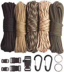 Check spelling or type a new query. Amazon Com Gegeda Paracord Paracord 550 Combo Crafting Kits With 5 Types Buckles 20 Feet Each Paracord Rope A Set 100feet Sports Outdoors