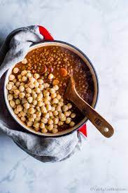 A tasty, moroccan vegan couscous recipe packed with flavour. Moroccan Lentil Chickpea Stew Vanilla And Bean