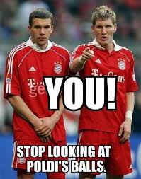 Also the future star of brazil 2014. Pin By Hanxi Chen On Schweinski Football Memes Schweinsteiger Footy