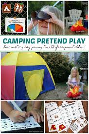 There is plenty to do for the preschooler. Camping Pretend Play For Preschoolers Where Imagination Grows