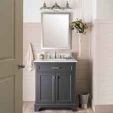 Powder Room Vanity Updates Beadboard Bathroom Small Bathroom Vanities Grey Bathroom Vanity