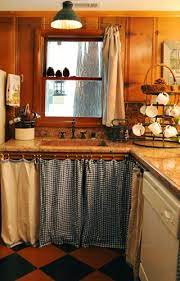 This diyer totally changed her kitchen. Diy Kitchen Cabinet Curtains Novocom Top