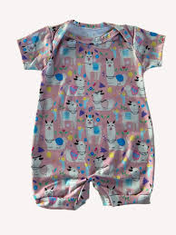 Romper Bebe Lhamas Rosa Comprar Em Lojabbcoruja