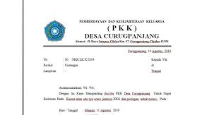 Contoh surat undangan rapat sekolah. Contoh Surat Undangan Pkk Husnuls492 Com