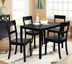 The Target Marketing Systems Ian Collection 5 Piece Indoor Kitchen Dining Set 1 Dining Table 4 Chairs Black Online Shopping Lookpoppretty In 2020 Kitchen Dining Sets Dining Table 5 Piece Dining Set