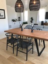 These chairs dining room are trendy and can fit into every decoration style. Amazon Com Vodur Wishbone Chair Natural Solid Wood Dining Chair Hans Vegner Y Chair Ratta Black Dining Chairs Rattan Dining Chairs Wishbone Chair Living Room