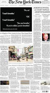 The assignment for a china correspondent: The New York Times International Edition In Print For Wednesday July 1 2020 The New York Times