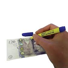 Counterfeit pens are designed to detect false currency pens are made of black plastic three counterfeit pens per pack Securikey Fake Banknotes Detector Pen Pack 1 Hunt Office Ireland
