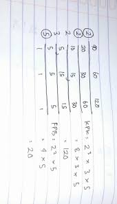 Fpb dari 16 dan 32 adalah 15. Fpb Dan Kpk Dari 40 60 Dan 120 Brainly Co Id