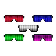 8 Modes Led Glasses Light Up Glow Sunglasses Eyewear Decoration For Nightclub Party Walmart Com Walmart Com
