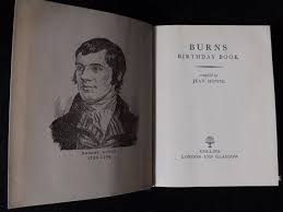 Robert Burns Vintage 1950s Birthday Book Auld Lang Syne The Burns Birthday Book Scottish Poet Scotland Interest Robbie Burns Poems Birthday Book Day Book Little Books