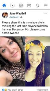 Nichole Waddell is missing. Last spoke with family