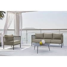Taupe Resin Wicker Garden Armchair Maisons Du Monde Sillones Para Jardin Sofa Jardin Decoracion De Mimbre