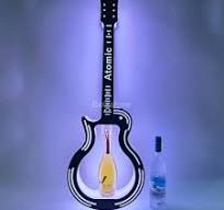 Custom Logo Acrylic Guitar Bottle Presenter Glorifier VIP ...