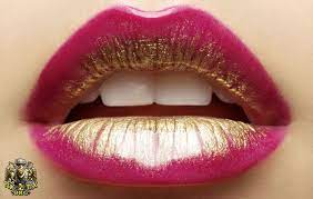 صور شفايف للتصميم صور شفايف بنات للتصميم Ombre Lips Gold Lips Gold Lipstick