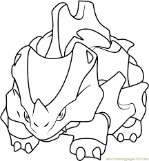Click on the free pokemon colour page you would like to print or save to your computer. Rhyhorn Pokemon Coloring Page For Kids Free Pokemon Printable Coloring Pages Online For Kids Coloringpages101 Com Coloring Pages For Kids