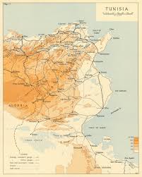 Details About Tunisia In 1942 Operation Torch World War 2 1966 Old Vintage Map Plan Chart
