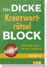 Die seite für wortspiele und wortspielereien Der Dicke Kreuzwortratsel Block Band 24 Buch Thalia