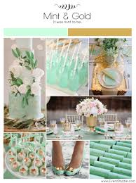 Imagine being invited to sit on a gold chiavari chair to celebrate the happy couple's i dos and surrounded by depression glass details on tables adorned with greenery. Mint Green And Gold Wedding Theme Dream Weddings Start Here