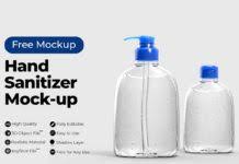 Free Hand Sanitizer Mockup In 2020 Hand Sanitizer Sanitizer Mockup