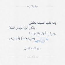 وما طلب المعيشة بالتمني أبو الأسود الدؤلي عالم الأدب arabic quotes pretty words words quotes
