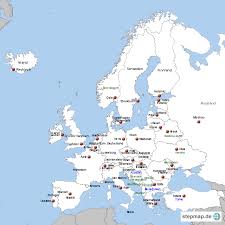 Großbritannien länder und politische karte irland. Stepmap Europaische Staaten Und Hauptstadte Landkarte Fur Europa