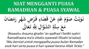 Meskipun demikian, allah memberikan keringanan (rukhshah) untuk beberapa golongan tidak mengerjakannya. Niat Puasa 6 Beserta Ganti