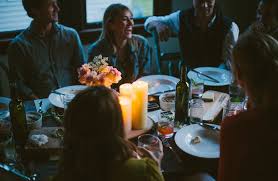 By Common Table Fun To Be One Dinner With Friends In This Moment