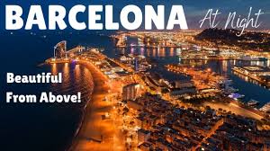 Detailed reviews and recent photos. Barcelona At Night Spain Drone View Of City Beach Streets And Fountains Youtube