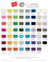 Hanes Color Chart Bahangit Co