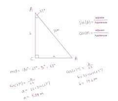 If you label the sides connected to the right angle side a and side b, and the hypotenuse if its angles are 45, 45 and 90 degrees then it is an isosceles right angle triangle and its properties can be worked out using pythagoras' theorem. Solution This Problem Refers To Right Triangle Abc With C 90 Solve For All The Missing Parts Using The Given Information Round Your Answers To The Nearest Whole Number A 27 C