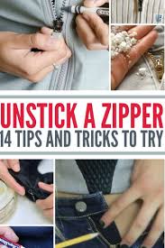 Hold the zipper together with one hand while you work. How To Unstick A Zipper 14 Things To Try
