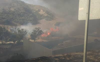 Resultado de imagen para incendios en tijuana por vientos de santa ana