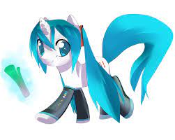 Hatsune Miku In My Little Pony She Reminds Me So Much Of Fairy Tail S Wendy Mlp Pony My Little Pony Pony