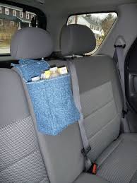 Car Organizer Water Holder Denim Ideas Recycle Jeans Denim Diy