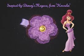 Well, if that's true, disney fans must have collectively wished their little hearts out, because hot topic is bringing you a disney collection beyond your wildest dreams. Disney S Megara Inspired Crochet Flower Hair Clip Etsy