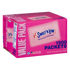 Sweet'n low can be used just like sugar, but the amount you need will be. 1500 Packets Sweet N Low Sweetener Packets Walmart Com