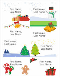 The templates have been designed by avery using ms word. Holiday Name Badges 8 Per Page Christmas Spirit Design Works With Avery 5395 And Similar